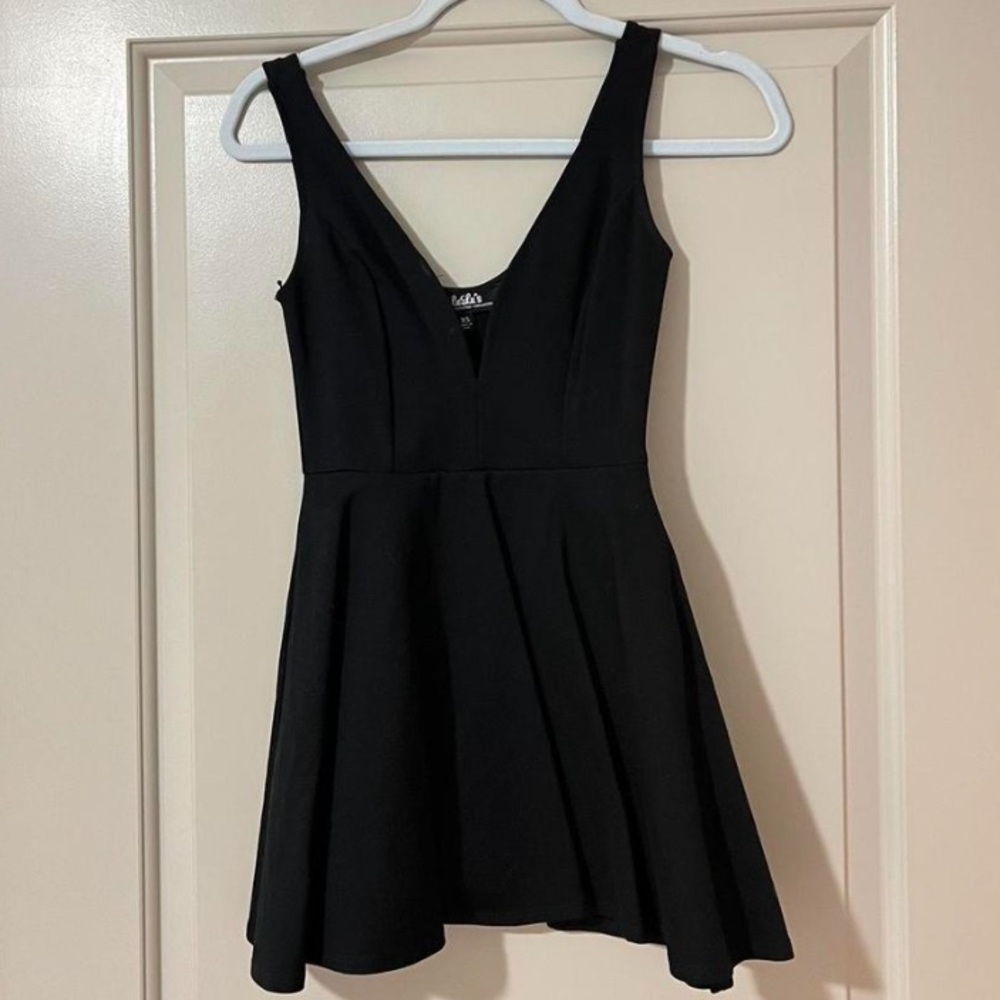 Lulus black romper dress